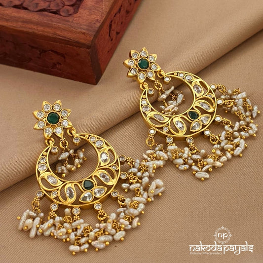 Exquisite Green Chandbali (Ge10667)