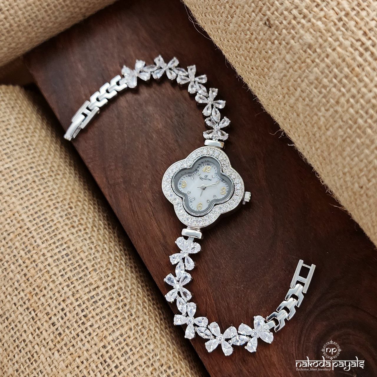 Sparkling CZ White Watch (W0249)