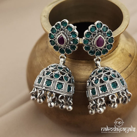 Emerald Green Jhumka (J1334)