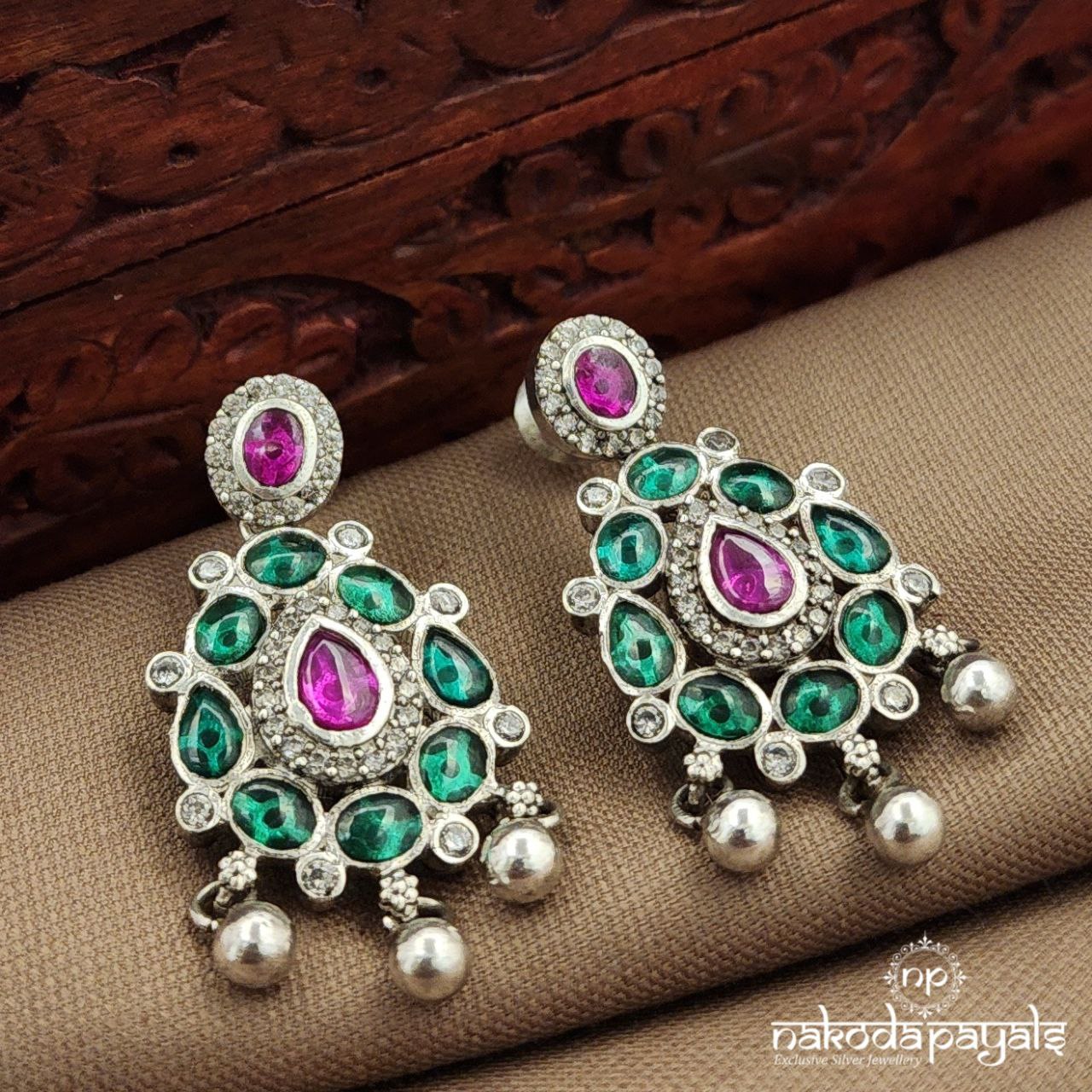 Multicolor Drop Earrings (C3913)