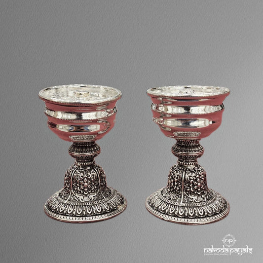 Mesmerizing Oxidised Deepam Pair (Aa2002_03)