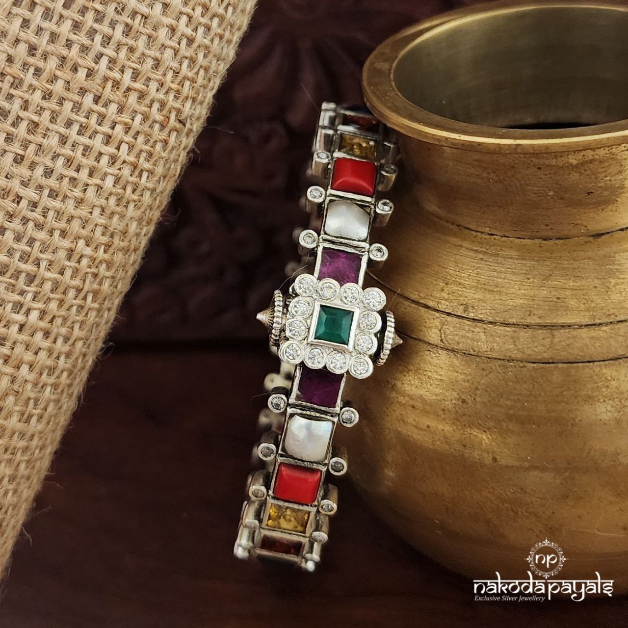 Navaratna Squarish Bangles (K5144)