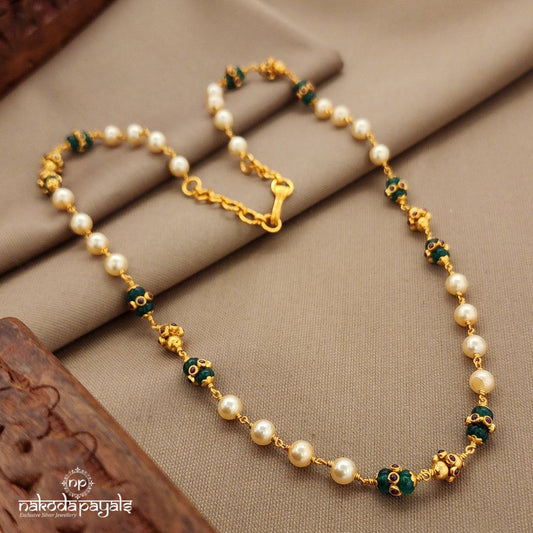 Green Bead Neckchain (Gn9876)