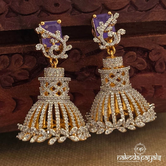 Exemplary Amethyst Jhumka (Ge11368)