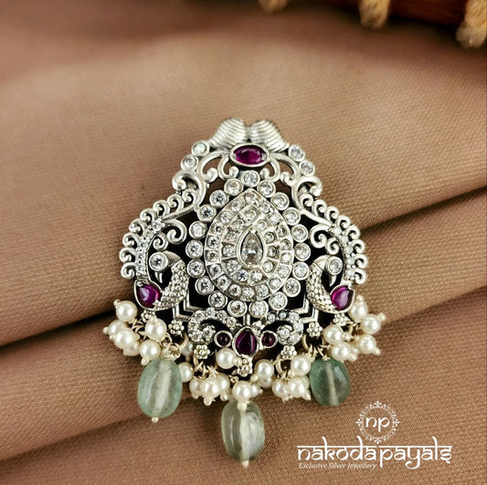 Whitish Green Drop Pendant (P2595)
