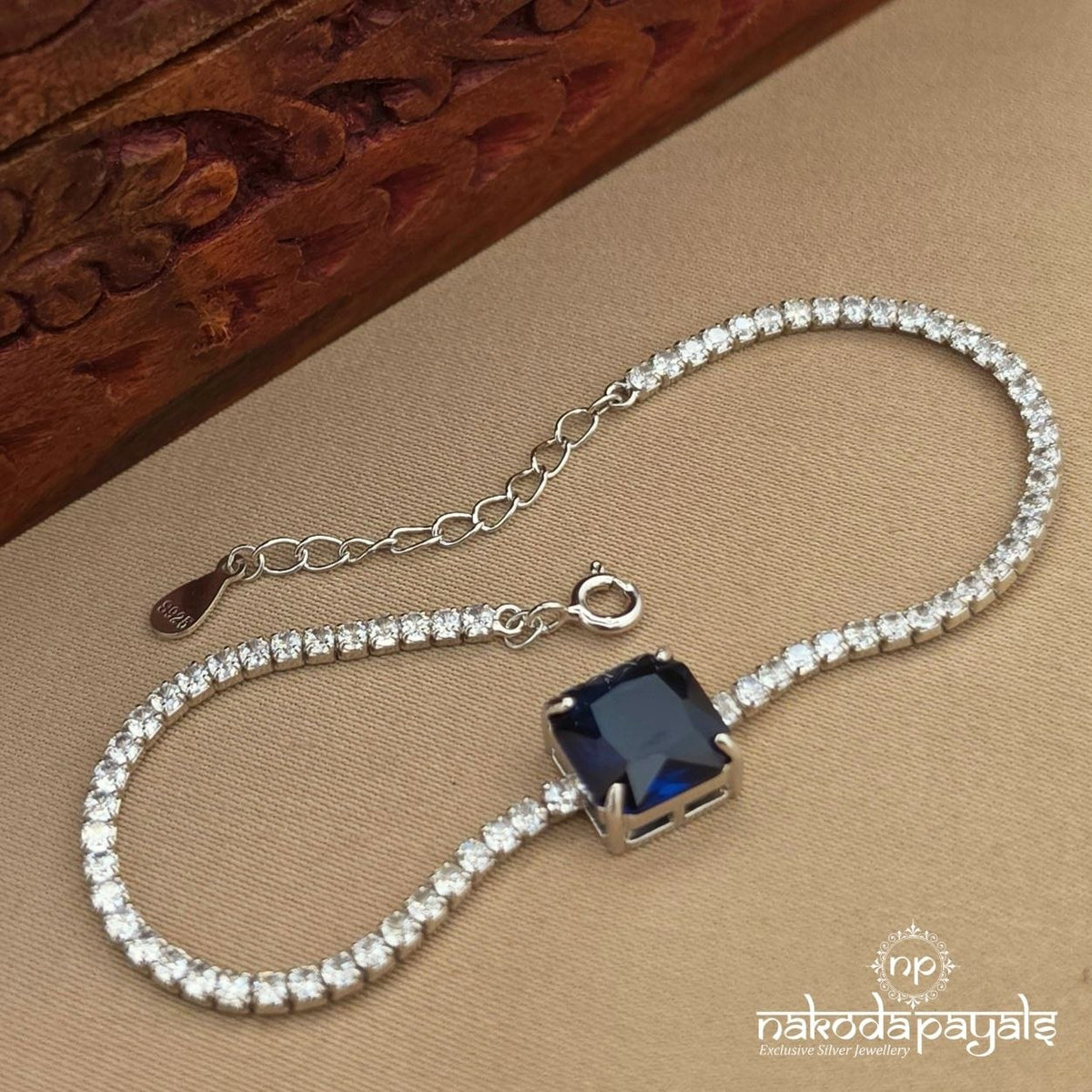 Bluish Squarish Braclet (St4194)