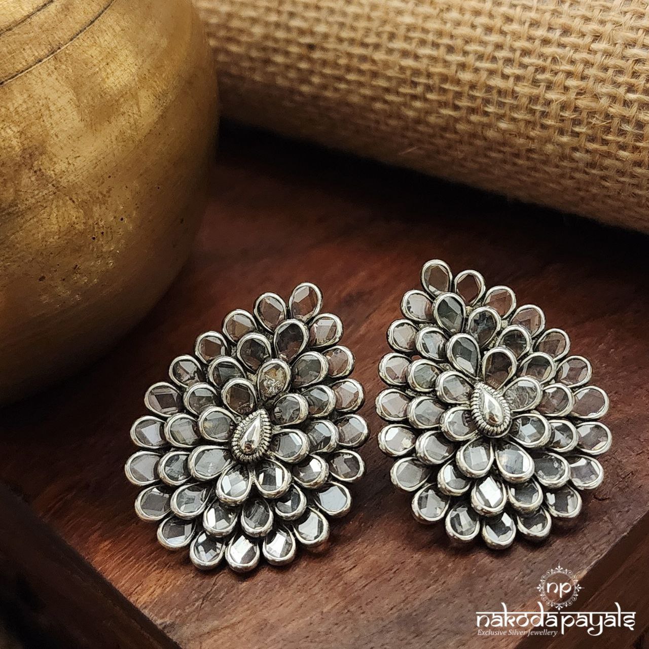 Drop Polki Studs (S9388)