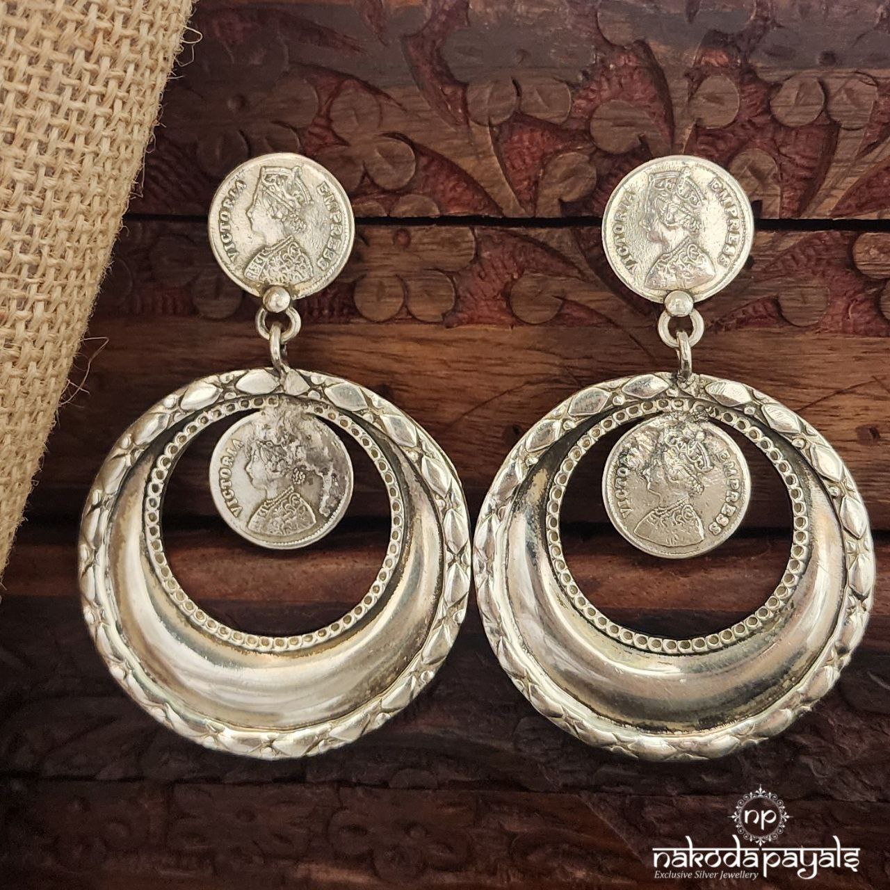 Victorian Coin Chandbali (C3643)