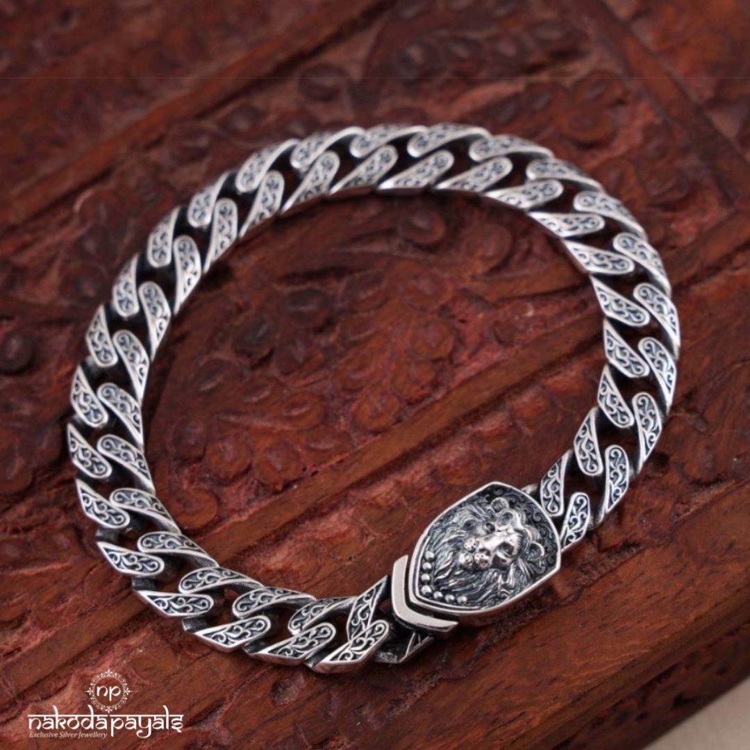 Braided Lion Men's Bracelet (Mc1005)