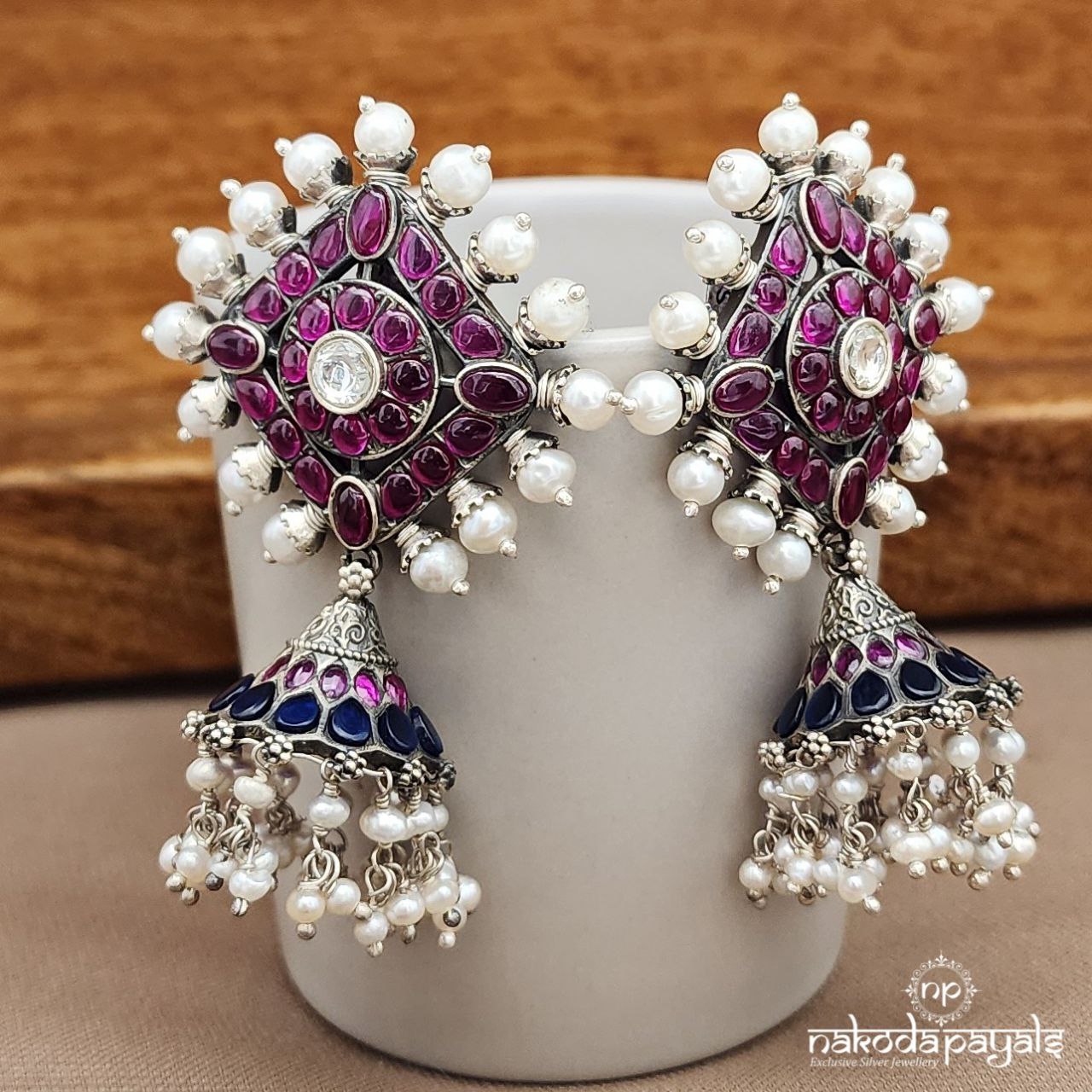 Pearled Drop Earring (J1448)