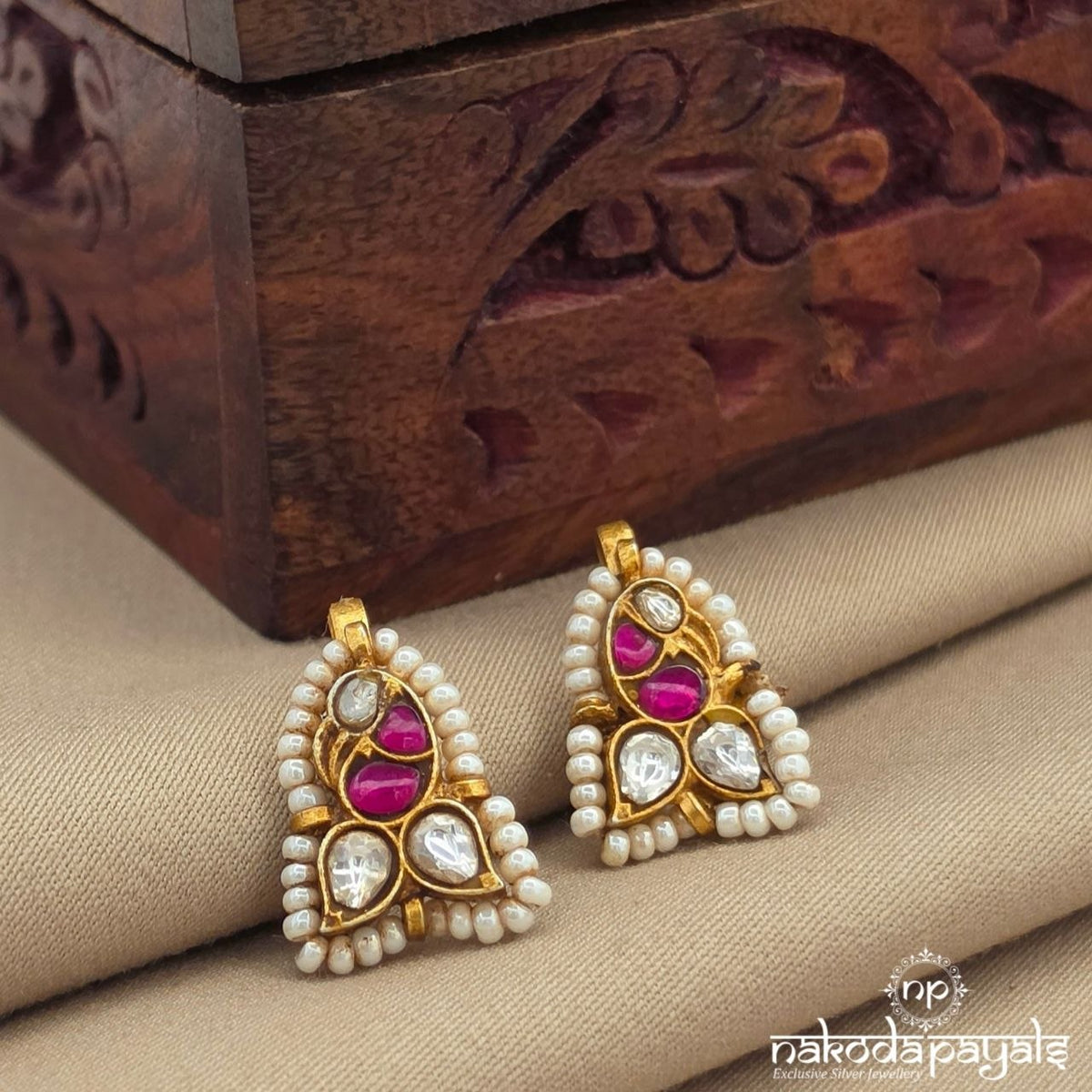 Birdy Kundan Pearl Bugadi (Ge11496)