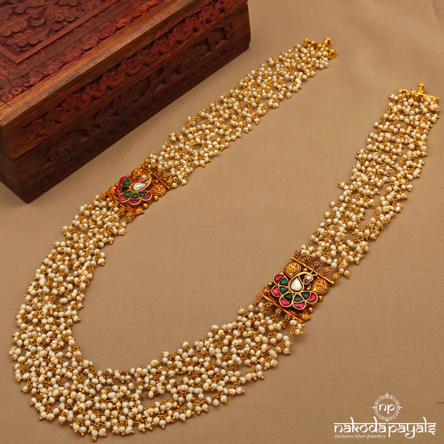 Peacock Kundan Exquisite Neckpiece (Gn10440)