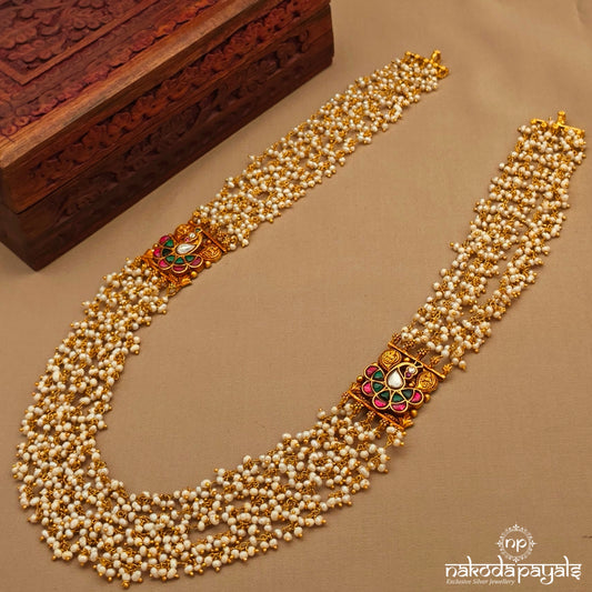 Peacock Kundan Exquisite Neckpiece (Gn10440)