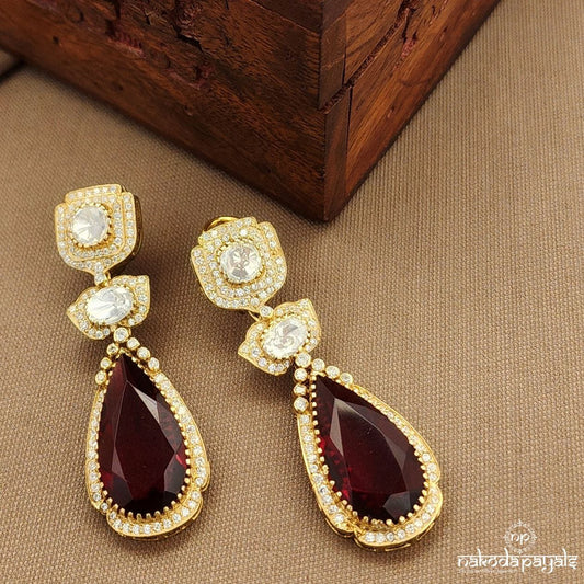 CZ  Moissanite Earrings (Ge10373)