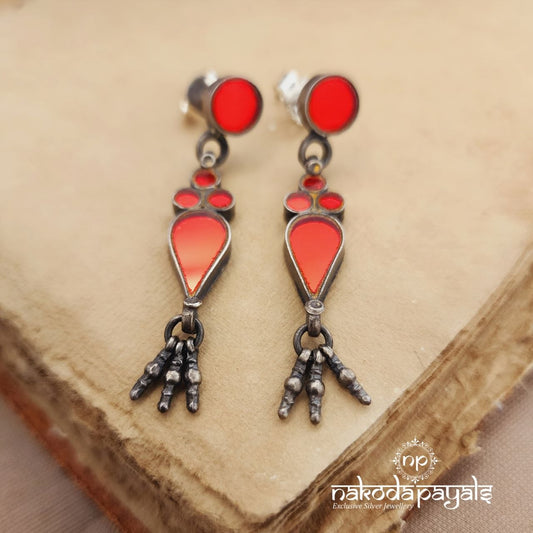 Reddish Circular Oxidised Hanging (H2234)