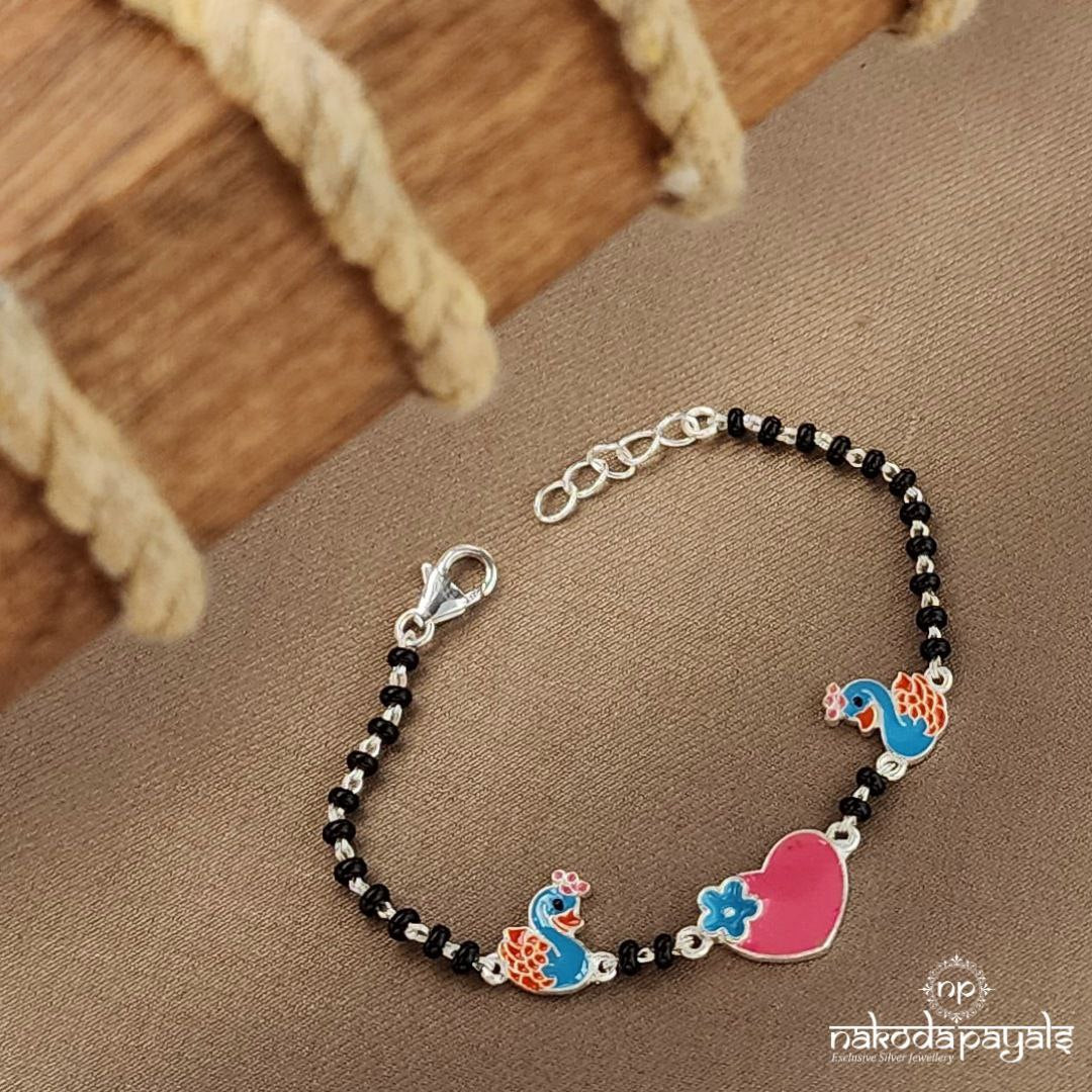 Cute Peacock Kids Bracelet (Ka9392)