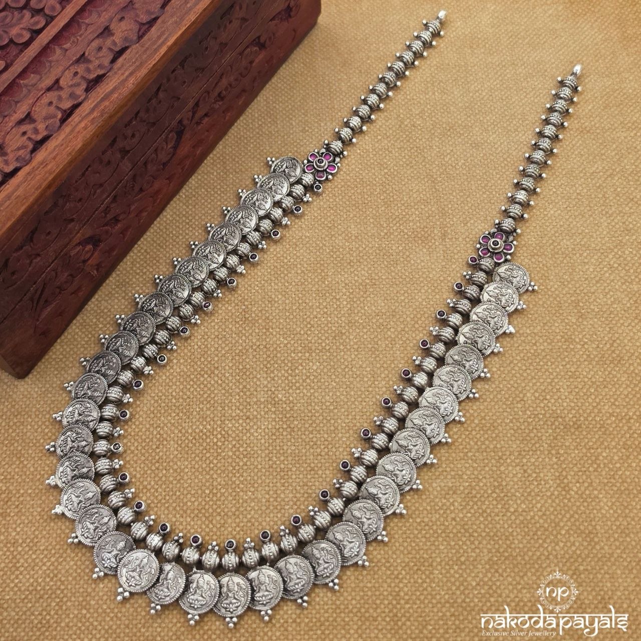 Floral Lakshmi Kasu Neckpiece (N11988)