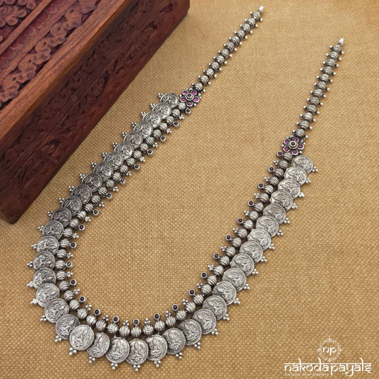 Floral Lakshmi Kasu Neckpiece (N11988)