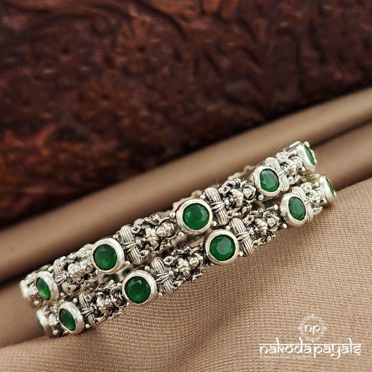 Green Lakshmi Bangles (K6221)