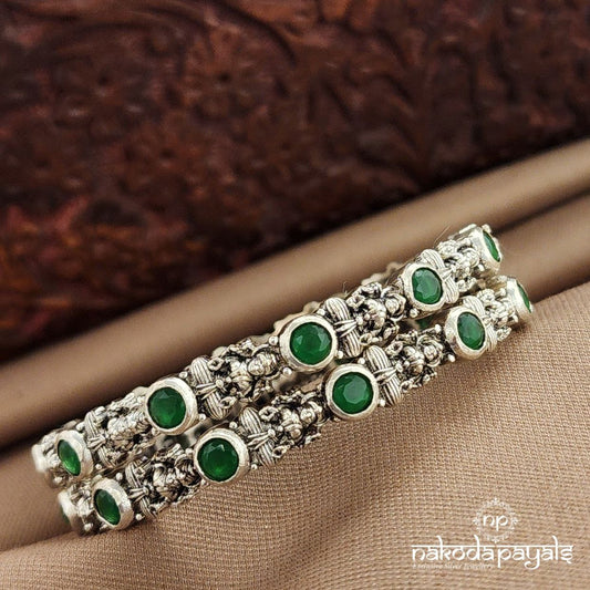 Green Lakshmi Bangles (K6221)