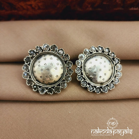 White Polki Studs (S9642)