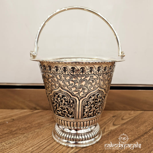 Intricately  Worked Pooja Bucket (Aa2010)