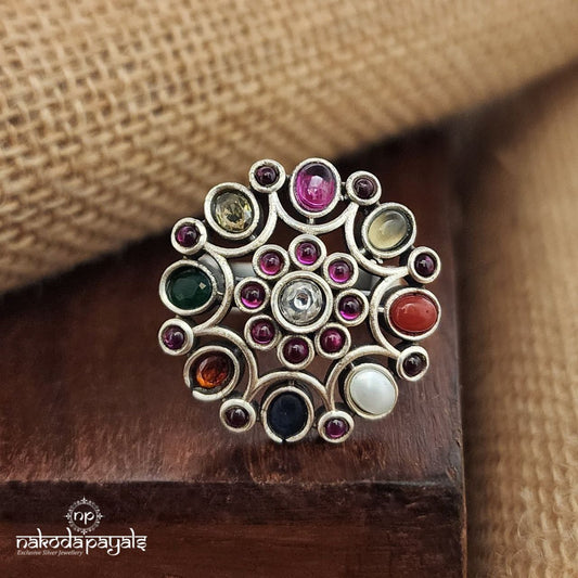 Navaratna Finger Ring (F2734)