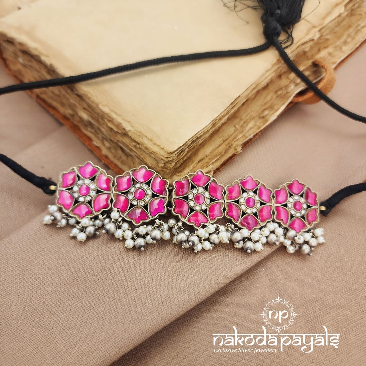 Kundan Pink Choker (N11657)