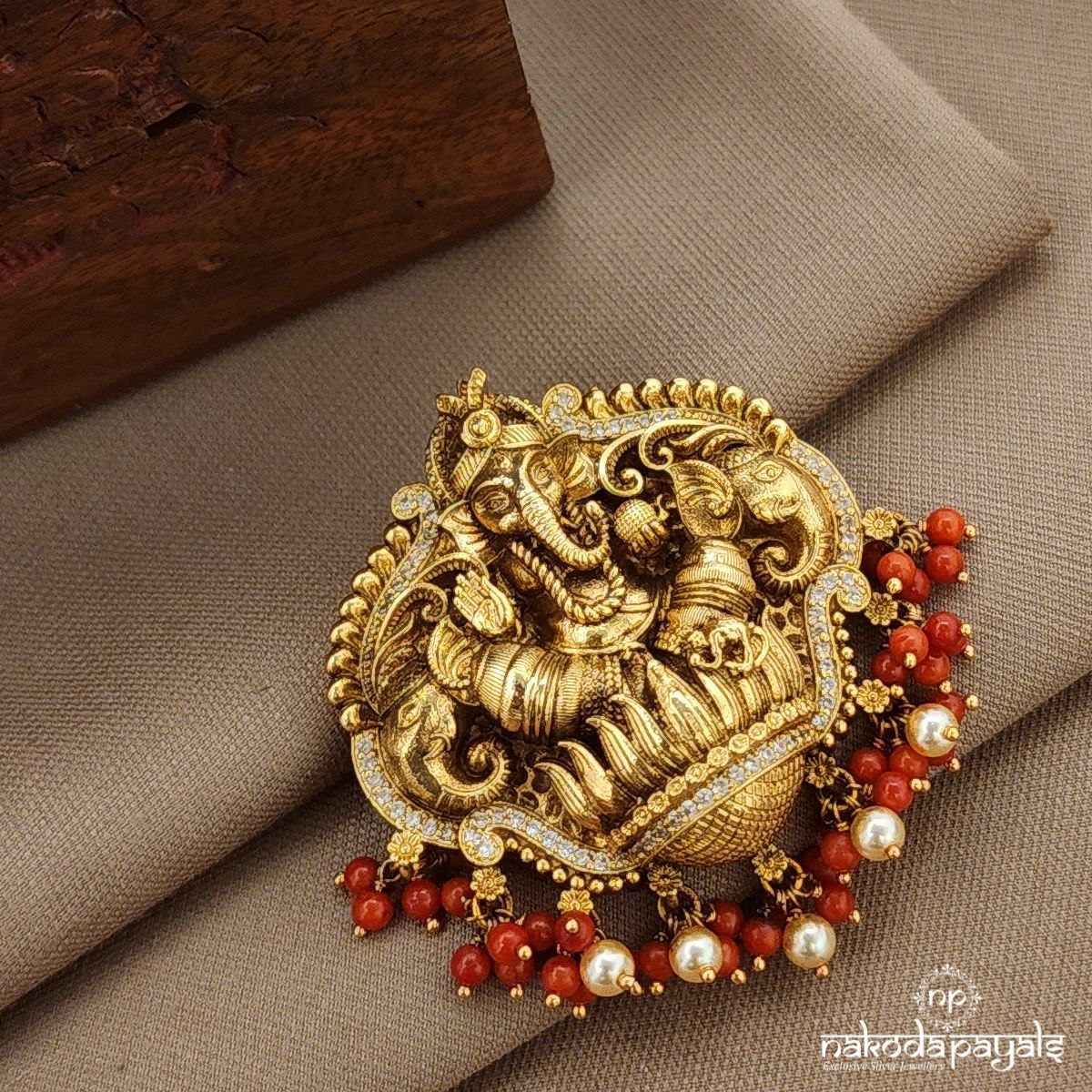 Ganesha CZ  Pendant (Gp2149)