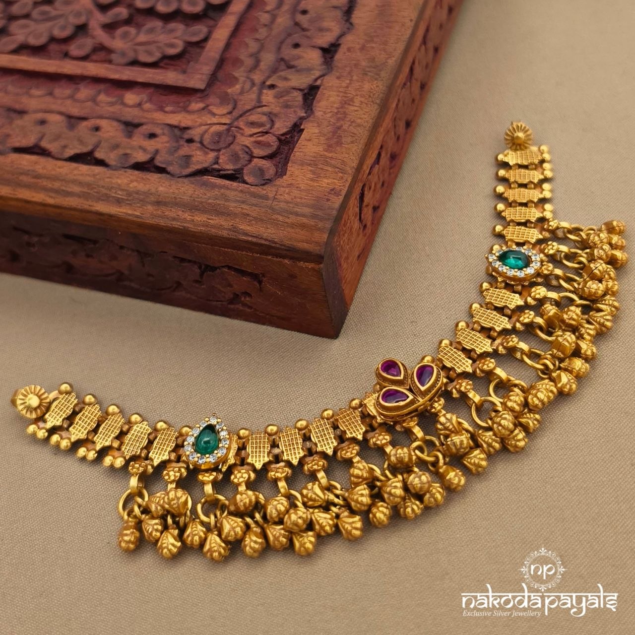 Green Drop Choker (Gn10615)