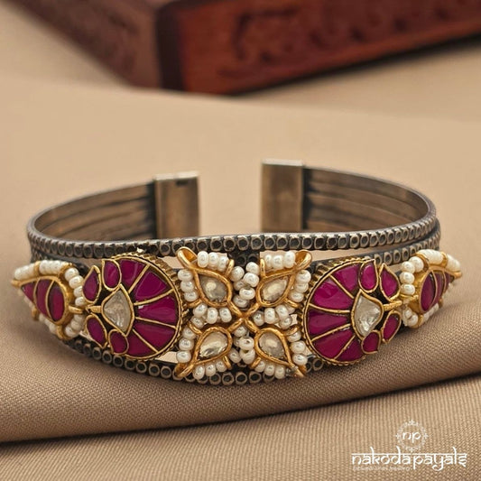 Traditional Kundan Cuff Kada (K6344)