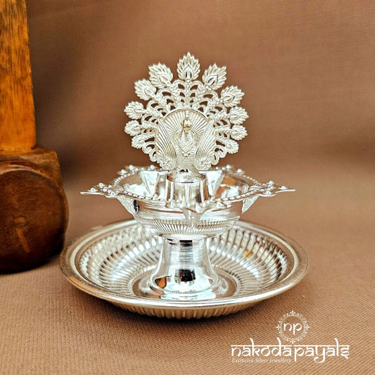 Amazing Single Peacock Deepam (Aa2372-78)