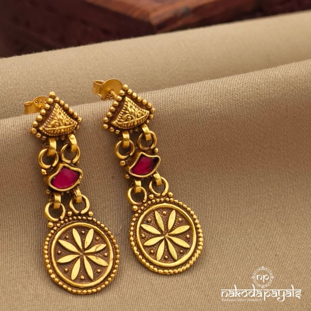 Endearing Circular Earrings (Ge10828)