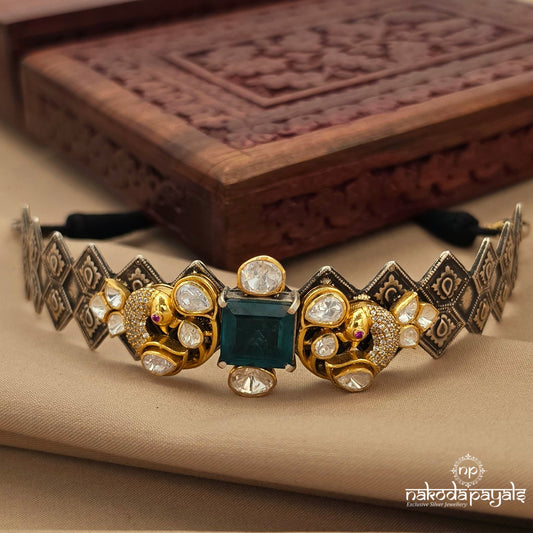 Moissanite Stunning Peacock Neckpiece (N11914)