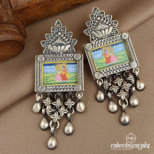 Radhakrishnan Painted Earrings (C3696)