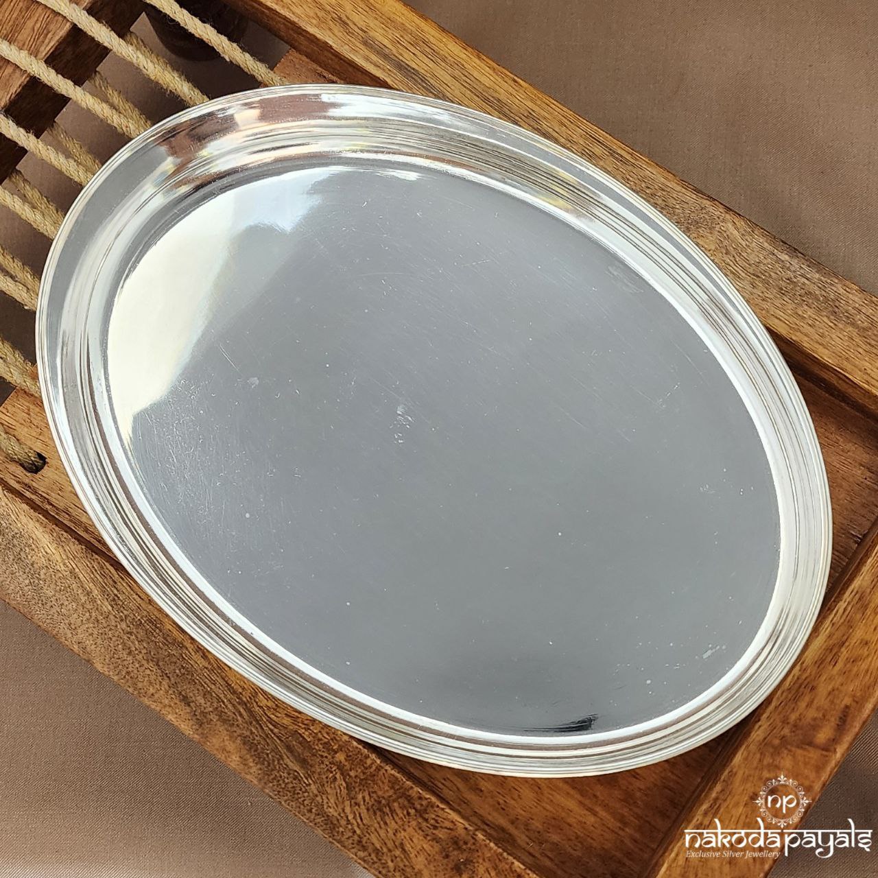 Shinney Oval Plate (Aa2240)