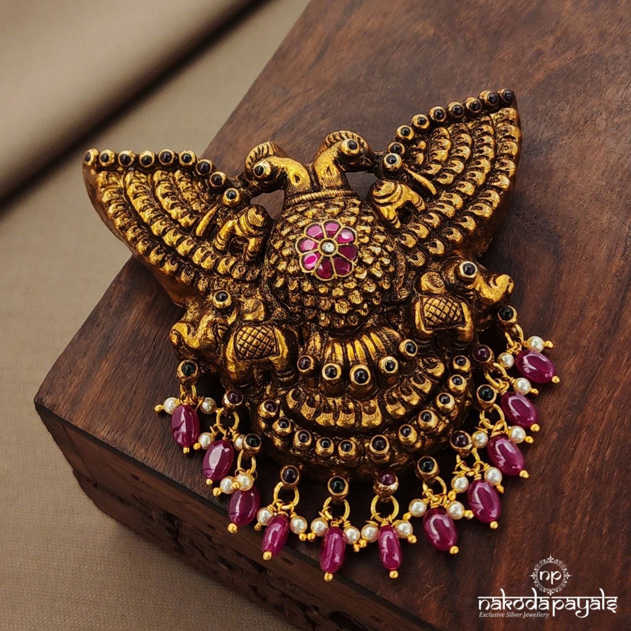 Gandaberunda Kundan Pendant (Gp2139)