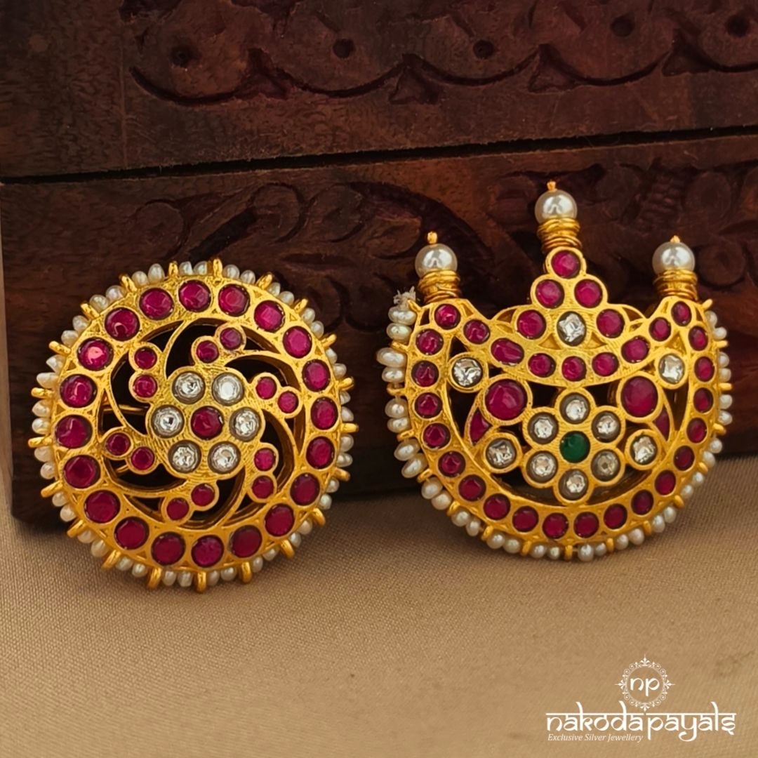Exquisite Kundan Surya Chandra (Ha0183)