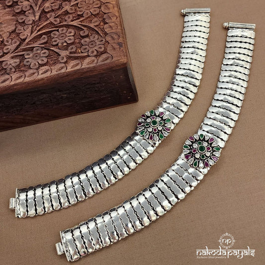 Graceful MultiColor  Anklets (A6477)