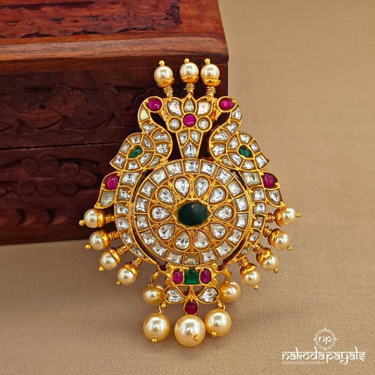Twin Peacock Pendant (Gp2347)