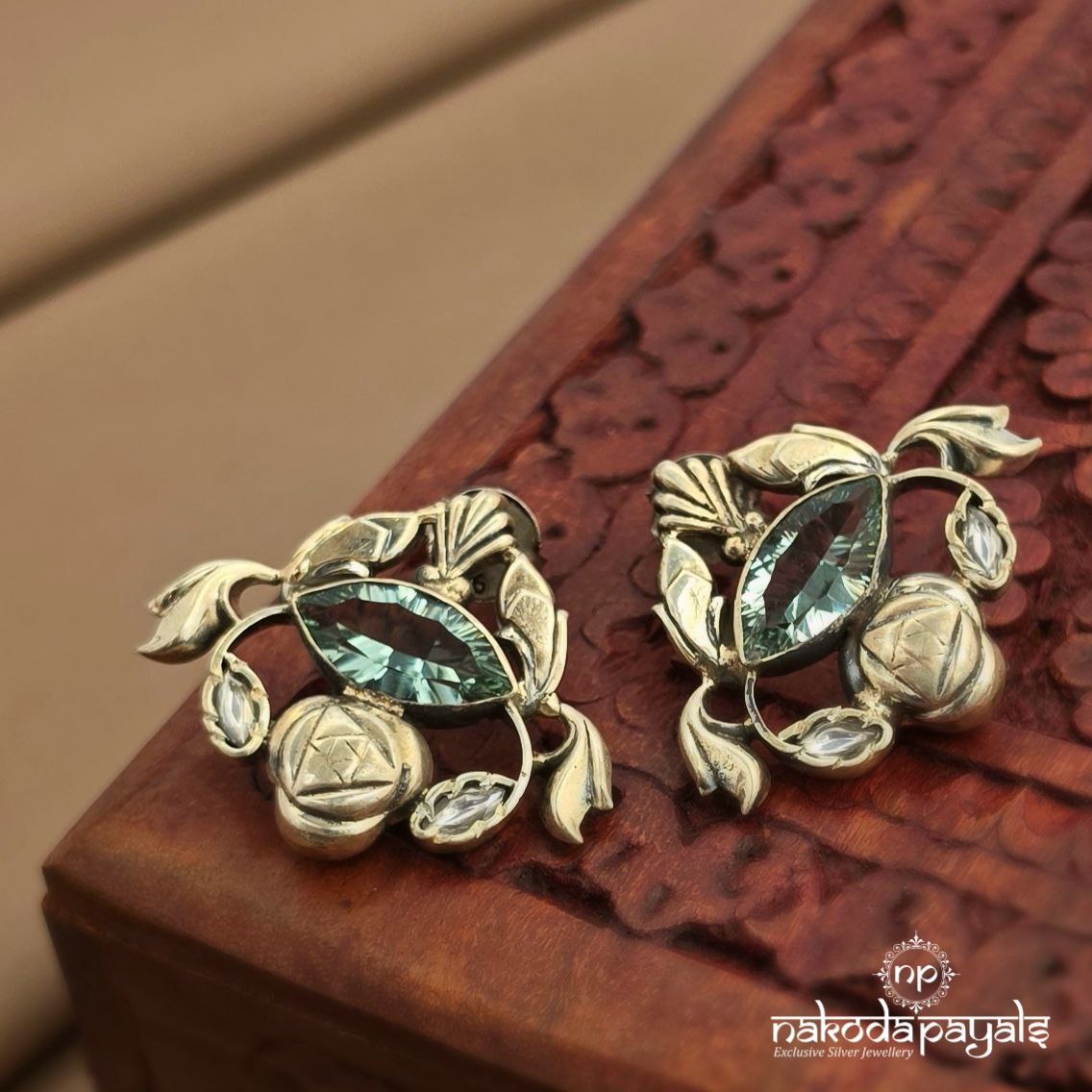 Tribal Blue Studs (S9595)