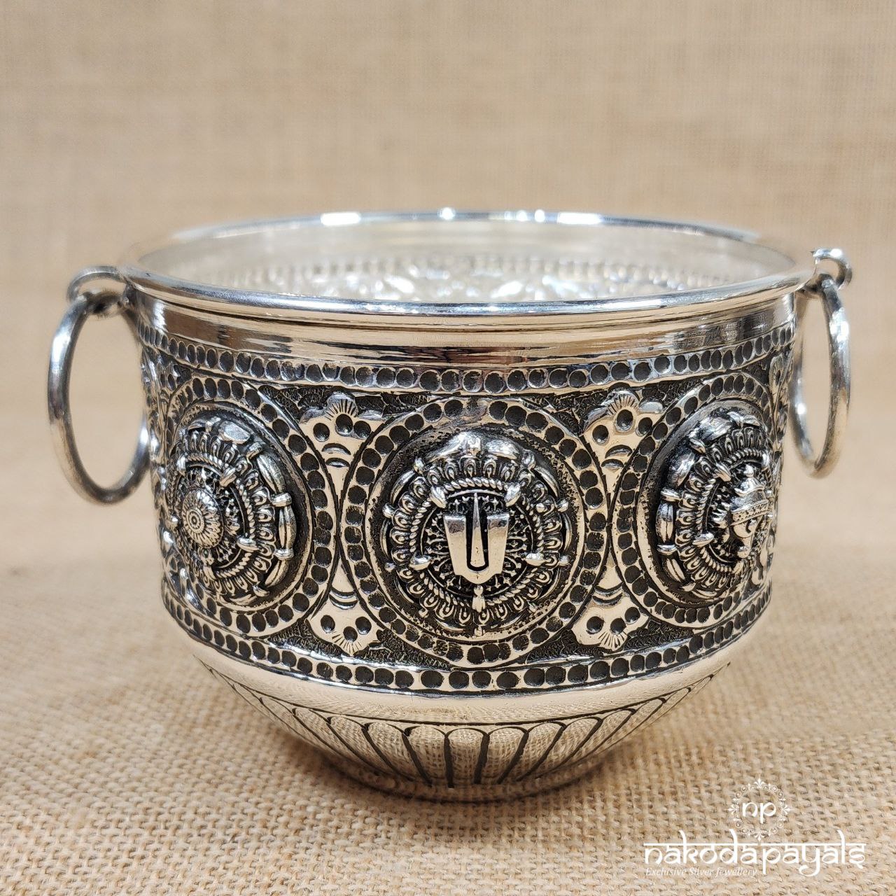 Oxidised Prasadam Bowl (Aa1543)