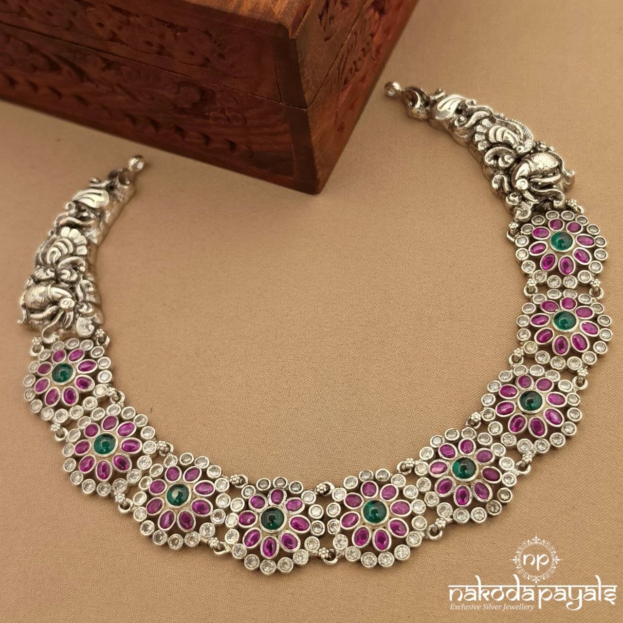 Gorgeous Peacock Neckpiece (N12101)