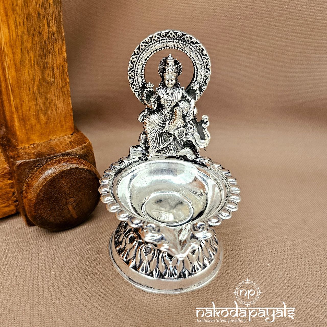 Oxidised Lakshmi Kamakshi Deepam (Aa2383-84)