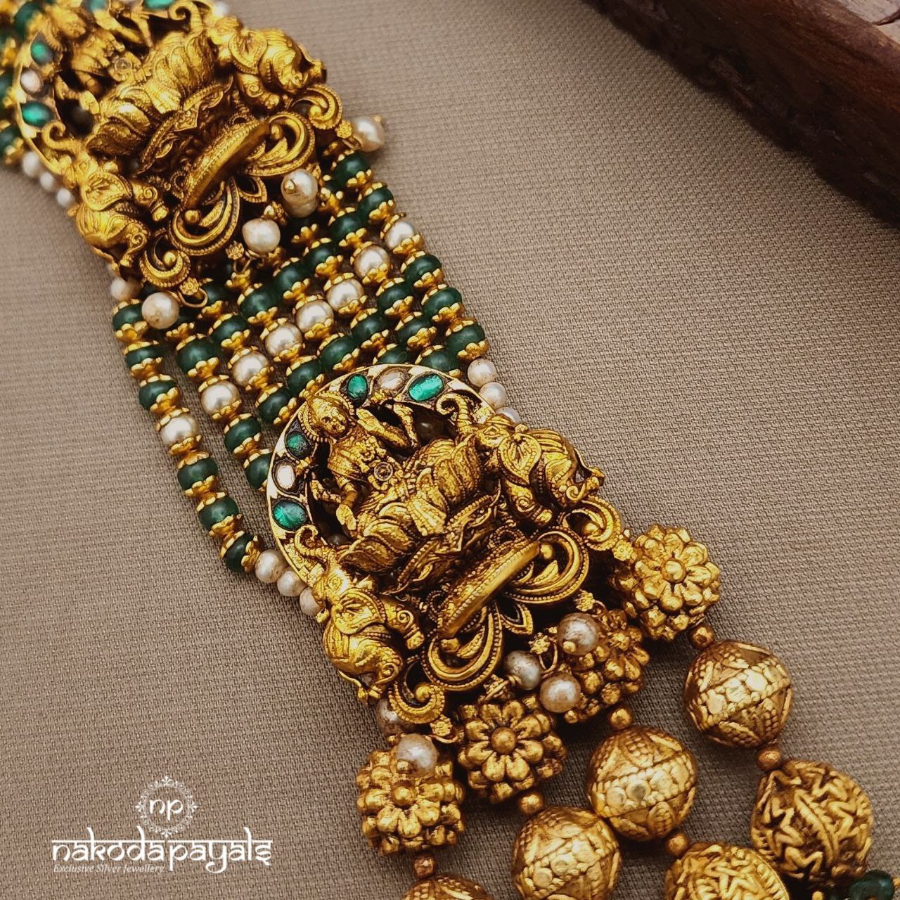 Ganesha Lakshmi Kundan Neckpiece (Gn9591)