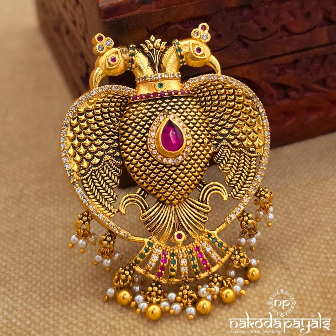 Endearing Gandaberunda Pendant (Gp2528)