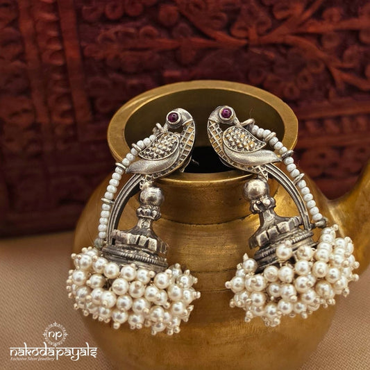 Guttapusalu Pearled Jhumka (J1612)