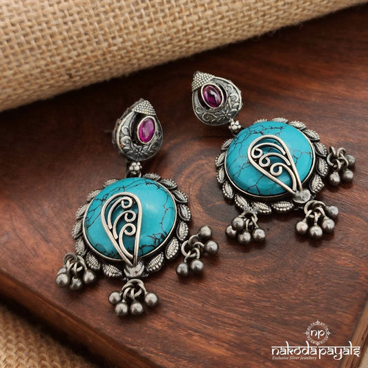 Turquoise Drop Earrings (C3486)