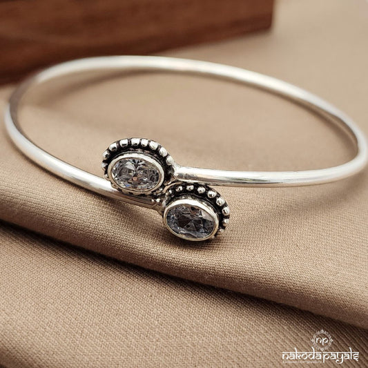 White Openable Single Kada (K6121)