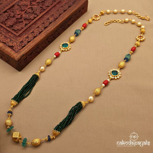 Green Bead Divine Neckpiece (Gn10439)